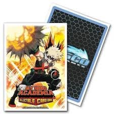 Dragon Shield 100ct Box - My Hero Academia Bakugo Textured Back Art Sleeves